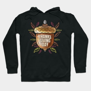 Autumn Acorn Thanks Giving Day Thanksgiving Hoodie